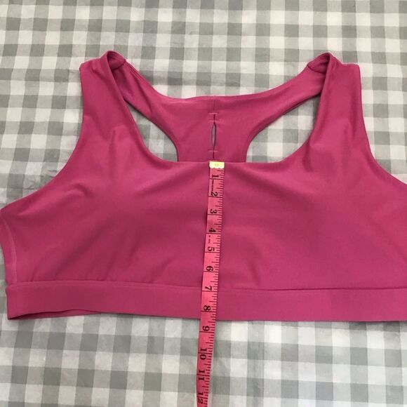 Nwot Sports bra Plus sise 4X bra pink racer back padded - Picture 7 of 11